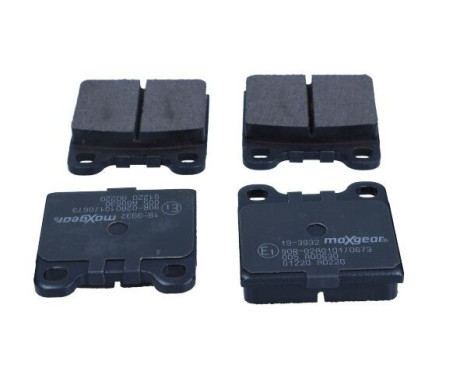 Brake pad set, disc brake 19-3932 Maxgear