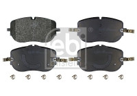 Brake pad set, disc brake 192655 FEBI