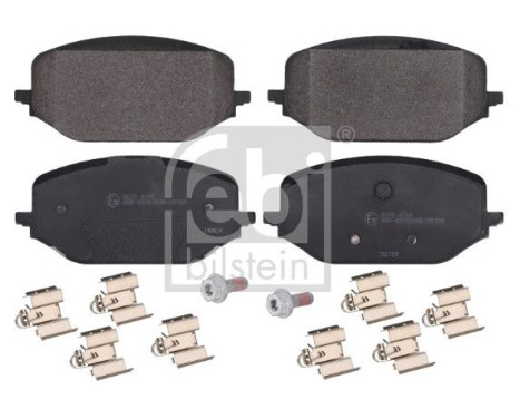 Brake pad set, disc brake 192658 FEBI