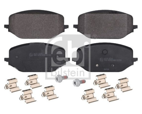 Brake pad set, disc brake 192658 FEBI