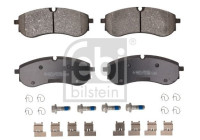 Brake pad set, disc brake 193461 FEBI