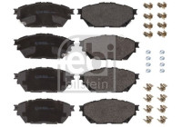 Brake pad set, disc brake 196126 FEBI