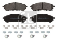 Brake pad set, disc brake 196370 FEBI