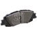 Brake pad set, disc brake 196400 FEBI, Thumbnail 2
