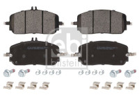 Brake pad set, disc brake 196401 FEBI