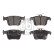 Brake pad set, disc brake 196403 FEBI