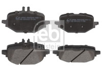 Brake pad set, disc brake 196779 FEBI