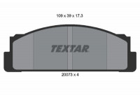 Brake Pad Set, disc brake 2007304 Textar