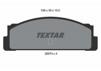 Brake Pad Set, disc brake 2007404 Textar