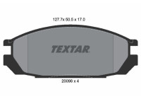 Brake Pad Set, disc brake 2009801 Textar