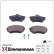 Brake Pad Set, disc brake 20168.190.1 Zimmermann, Thumbnail 2
