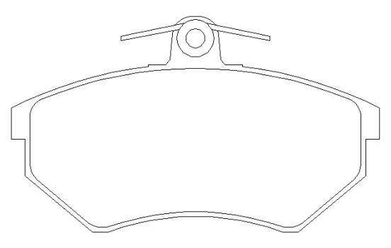Brake Pad Set, disc brake 2016801 Textar