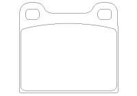 Brake Pad Set, disc brake 2022803 Textar