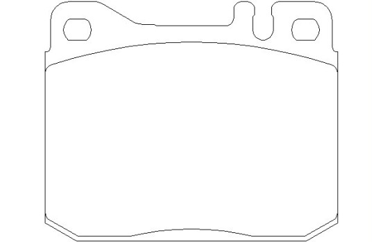 Brake Pad Set, disc brake 2034110 Textar