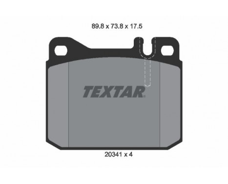 Brake Pad Set, disc brake 2034110 Textar, Image 2