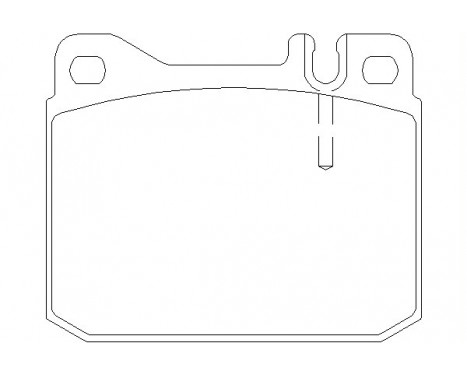 Brake Pad Set, disc brake 2039213 Textar