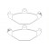 Brake Pad Set, disc brake 2041001 Textar