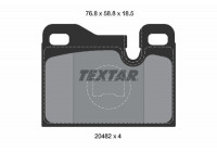 Brake Pad Set, disc brake 2048203 Textar