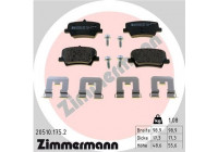 Brake Pad Set, disc brake 20510.175.2 Zimmermann