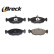 Brake pad set, disc brake 20547 00 702 00 Breck, Thumbnail 3