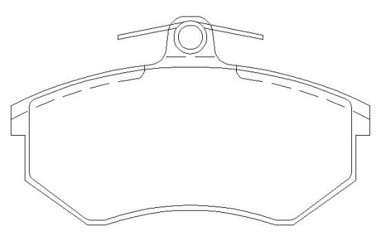 Brake Pad Set, disc brake 2066921 Textar