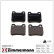 Brake Pad Set, disc brake 20687.135.1 Zimmermann, Thumbnail 2