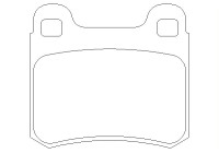 Brake Pad Set, disc brake 2068703 Textar