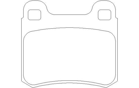 Brake Pad Set, disc brake 2068703 Textar