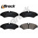 Brake pad set, disc brake 20747 00 703 00 Breck, Thumbnail 2