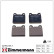 Brake Pad Set, disc brake 20755.155.1 Zimmermann, Thumbnail 2