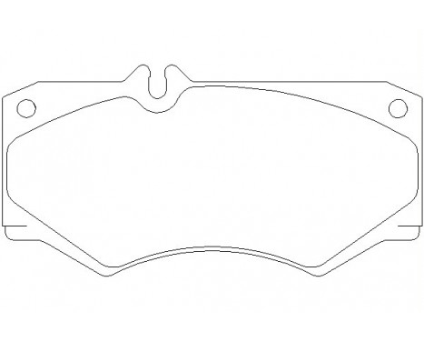 Brake Pad Set, disc brake 2078401 Textar