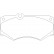 Brake Pad Set, disc brake 2078401 Textar