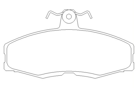 Brake Pad Set, disc brake 2086105 Textar