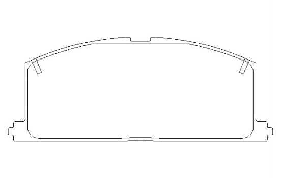 Brake Pad Set, disc brake 2087001 Textar