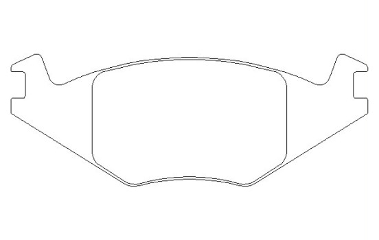 Brake Pad Set, disc brake 2088902 Textar