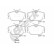 Brake pad set, disc brake 20941 00 701 00 Breck