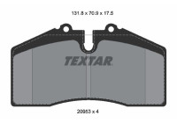 Brake pad set, disc brake 2095310 Textar