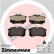 Brake Pad Set, disc brake 20961.160.1 Zimmermann