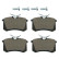 Brake Pad Set, disc brake 20961.172.1 Zimmermann