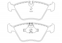 Brake Pad Set, disc brake 2096801 Textar