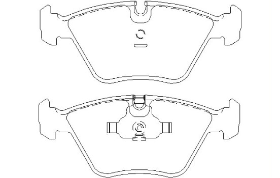 Brake Pad Set, disc brake 2096801 Textar