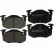 Brake Pad Set, disc brake 20973.110.1 Zimmermann