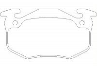 Brake Pad Set, disc brake 2097401 Textar