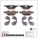 Brake Pad Set, disc brake 20995.170.1 Zimmermann, Thumbnail 2