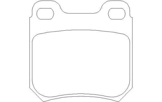 Brake Pad Set, disc brake 2105002 Textar