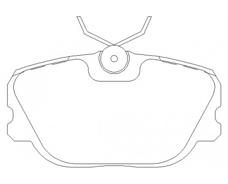 Brake Pad Set, disc brake 2106804 Textar