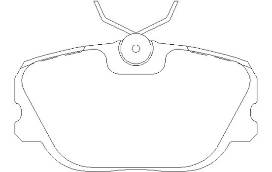 Brake Pad Set, disc brake 2106804 Textar