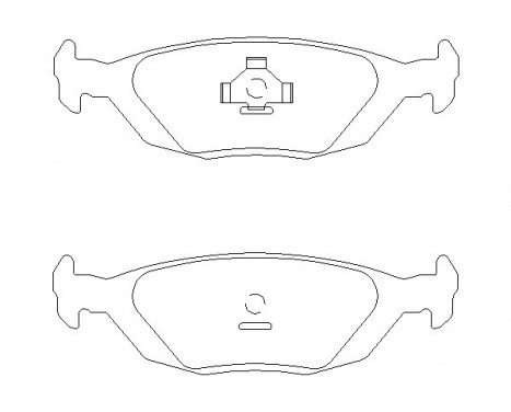 Brake Pad Set, disc brake 2108902 Textar