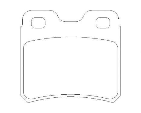 Brake Pad Set, disc brake 2114001 Textar