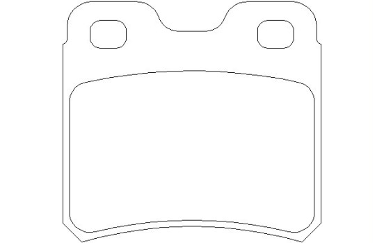 Brake Pad Set, disc brake 2114001 Textar